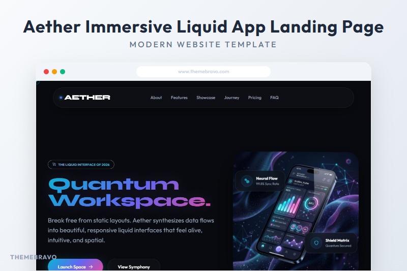 App Landing Page
